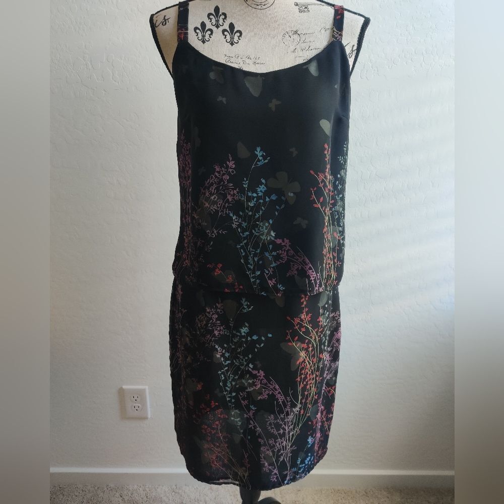 Carol Little Vintage boho dark floral butterfly fairy grunge skirt & top set_6/8